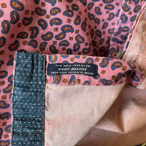 Scotch & Soda Amsterdam Cotton Paisley Button-Up Shirt - S/M - Picture 7 of 12